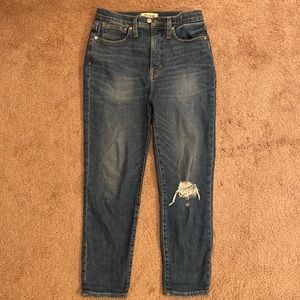 Madewell the Mom Jeans size 28